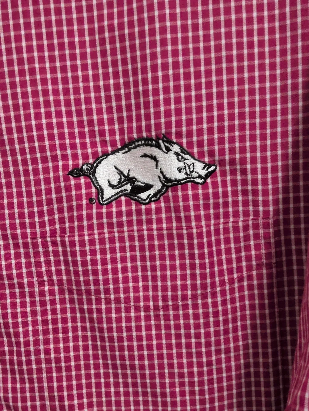 Arkansas Razorback Button Down Shirt - Picture 2 of 7